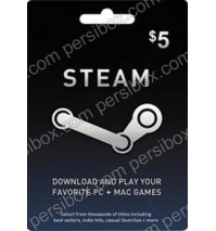 Steam Wallet Card 5$