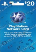 Playstation Network Card $20 UAE