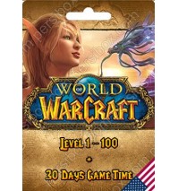 World of Warcraft - 1 to 90 + 30 Days Game Time - US