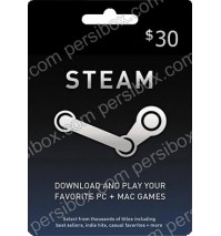Steam Wallet Card 30$